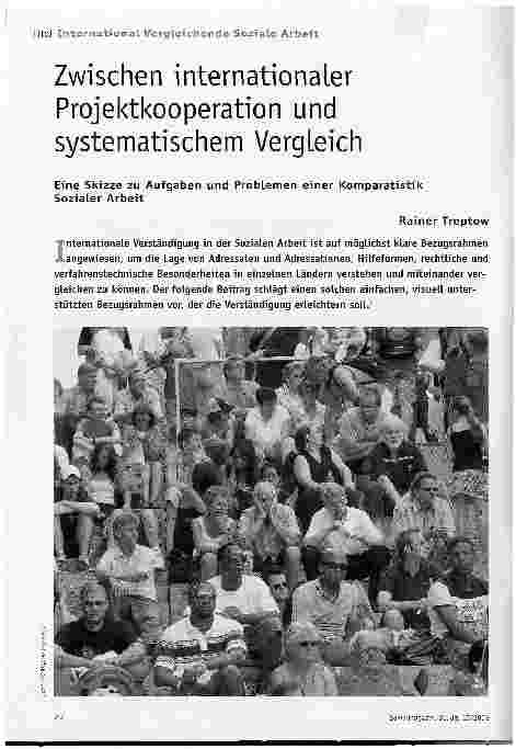 Vorschauseite 1: Zwischen internationaler Projektkooperation und systematischem Vergleich