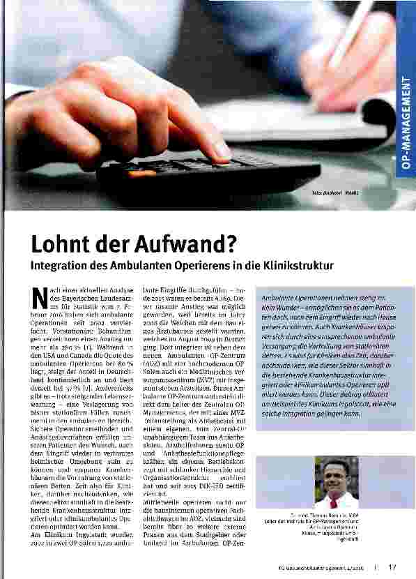 Vorschauseite 1: Lohnt der Aufwand?