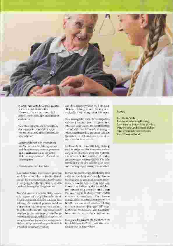 Vorschauseite 4: Das neue Pflegeberufereformgesetz