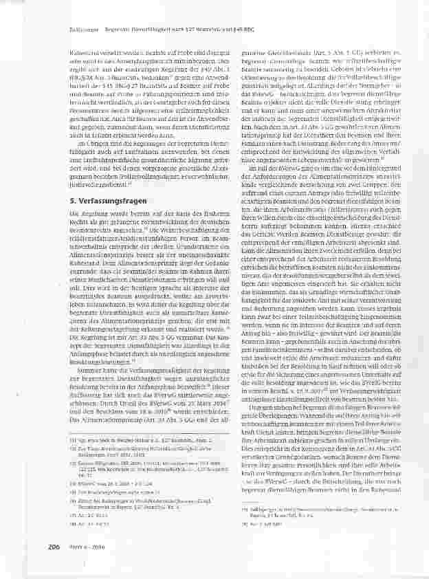 Vorschauseite 3: Begrenzte Dienstfähigkeit nach §27 BeamtStG und §45 BBG