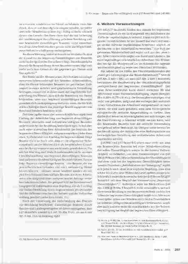 Vorschauseite 4: Begrenzte Dienstfähigkeit nach §27 BeamtStG und §45 BBG