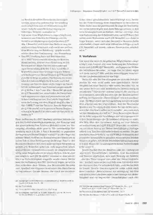 Vorschauseite 6: Begrenzte Dienstfähigkeit nach §27 BeamtStG und §45 BBG