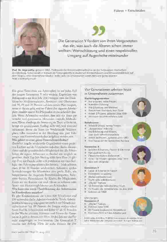 Vorschauseite 2: Die Mitarbeiter müssen sich wohlfühlen