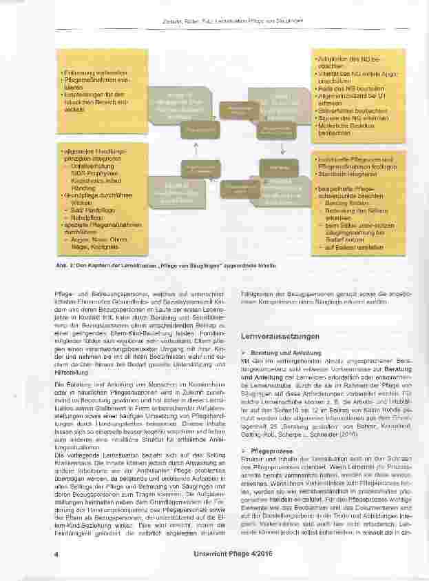 Vorschauseite 3: Lernsituation: Pflege von Säuglingen