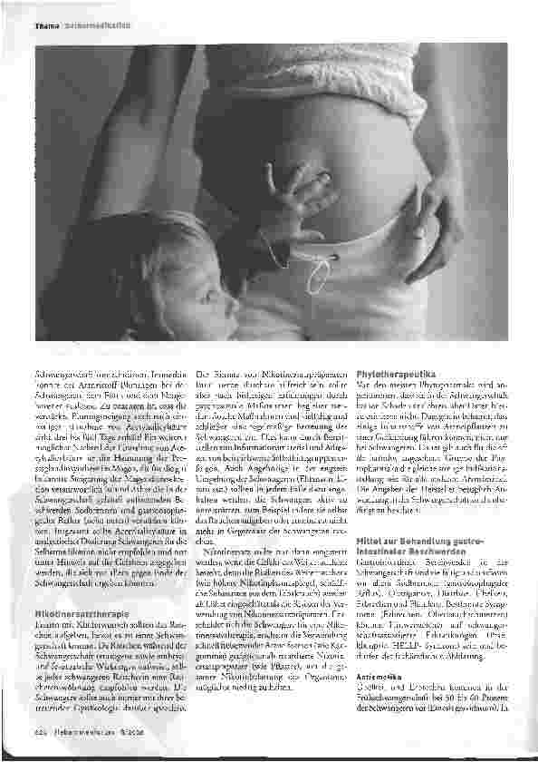 Vorschauseite 4: Selbstmedikation in der Schwangerschaft