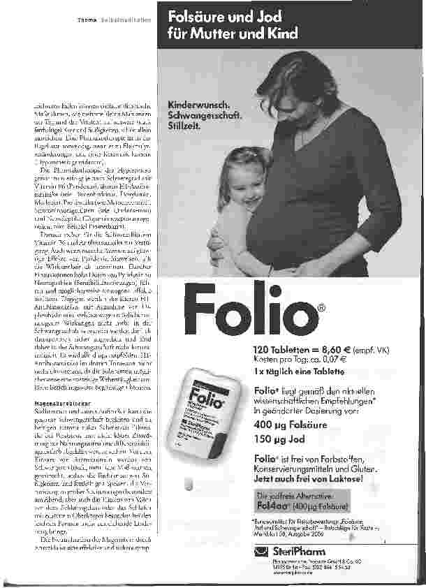 Vorschauseite 5: Selbstmedikation in der Schwangerschaft