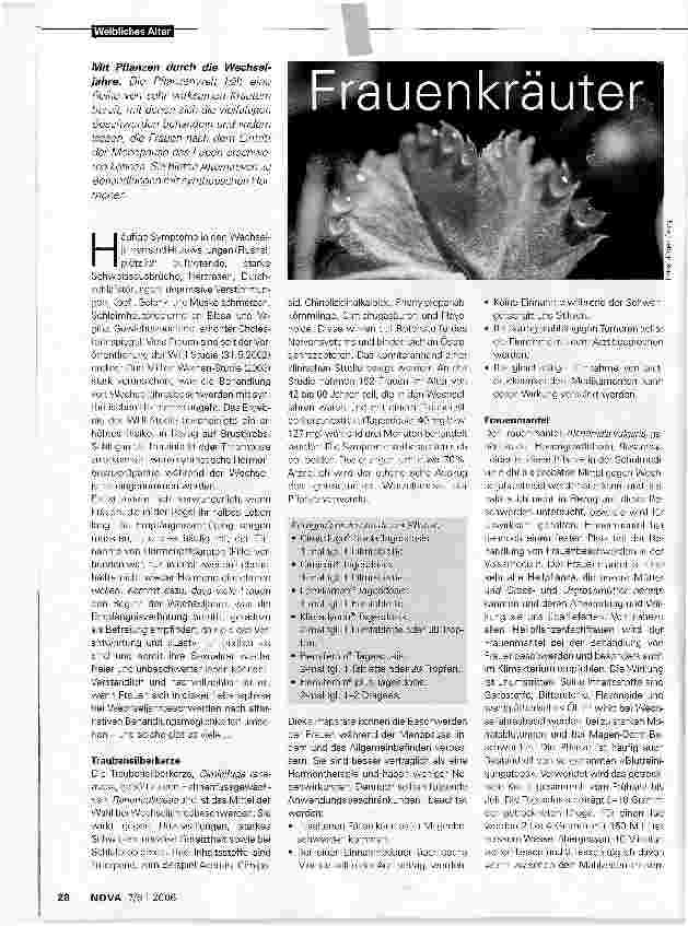 Vorschauseite 1: Frauenkräuter