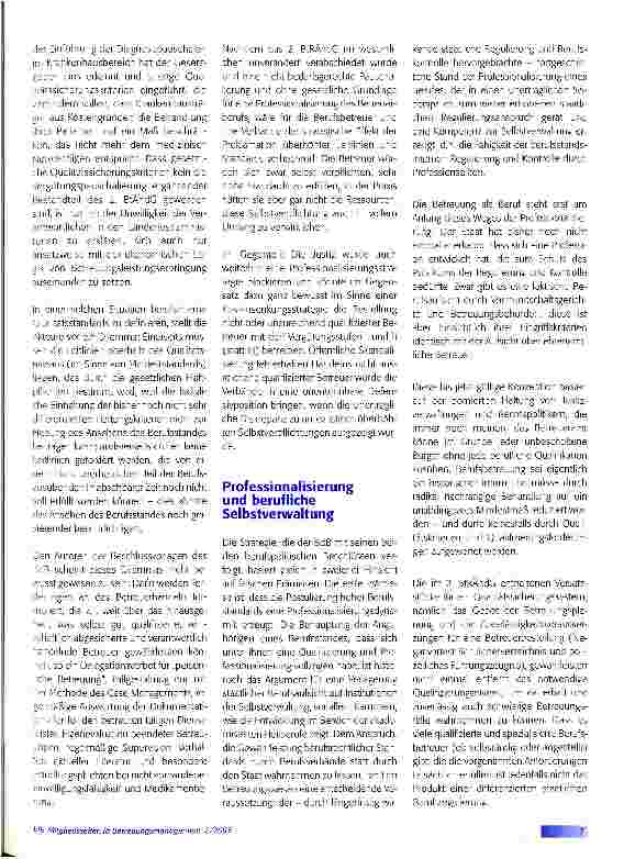 Vorschauseite 2: Berufsethik und Leitlinien des Betreuerhandelns zu den Vorgaben des BdB