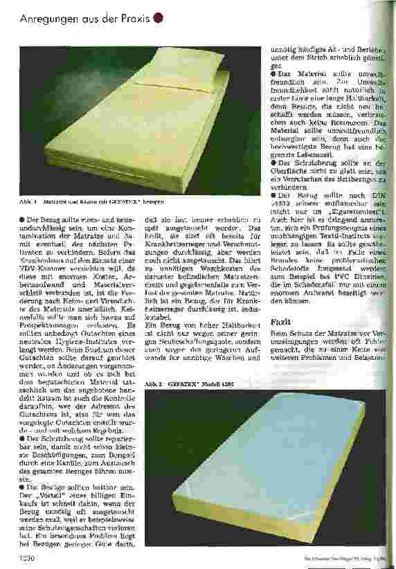 Vorschauseite 3: Matratzenschutzbezüge aus hygienischer und wirtschaftlicher Sicht