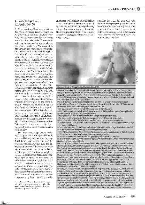 Vorschauseite 2: Erfahrungslernen und Reflexion in Nursing Development Units (NDU): Die Haltung macht den Unterschied
