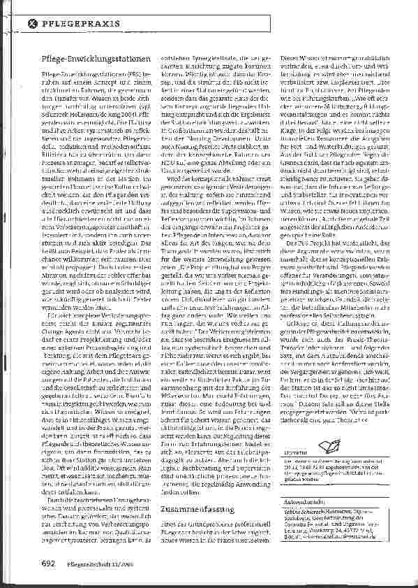 Vorschauseite 3: Erfahrungslernen und Reflexion in Nursing Development Units (NDU): Die Haltung macht den Unterschied