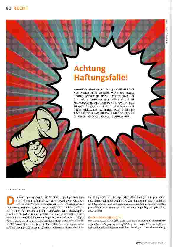 Vorschauseite 1: Achtung Haftungsfalle!