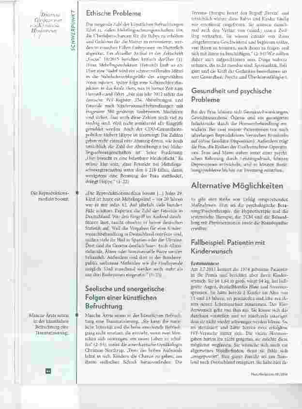 Vorschauseite 3: Unerfüllter Kinderwunsch Mögliche Ursachen und Hilfen