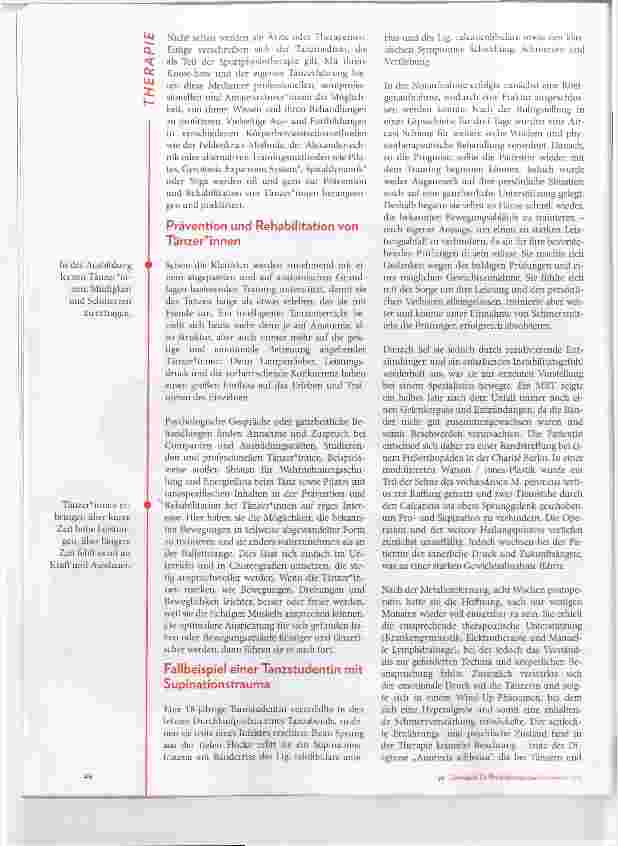 Vorschauseite 2: Ganzheitliche Tanzmedizin