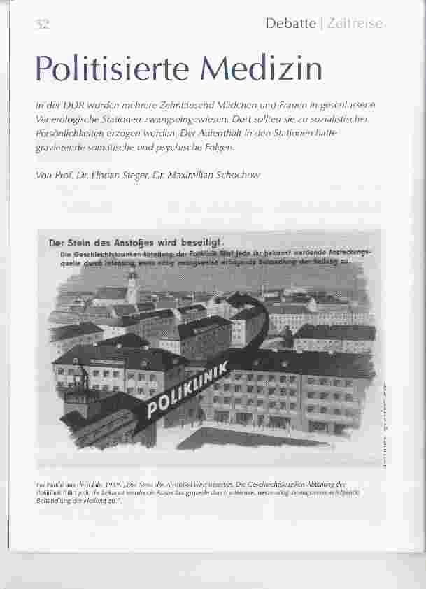 Vorschauseite 1: Politisierte Medizin