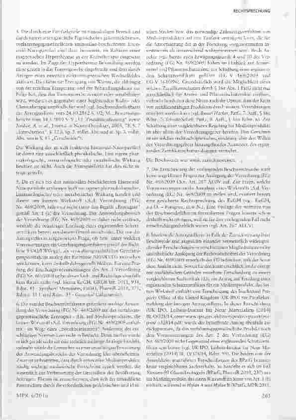 Vorschauseite 3: Der Anwendungsbereich eines ergänzenden Schutzzertifikats