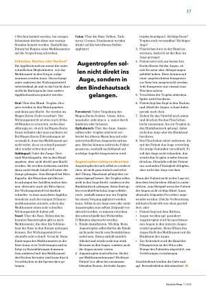 Vorschauseite 2: Was Pflegende bei Medikamenten und Augentropfen beachten müssen