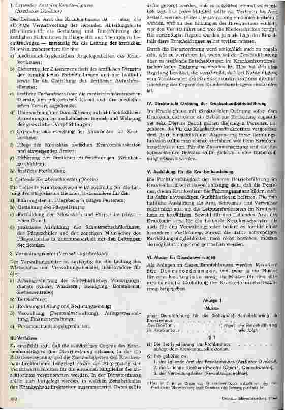 Vorschauseite 2: Empfehlungen der DKG vom 29. März 1966