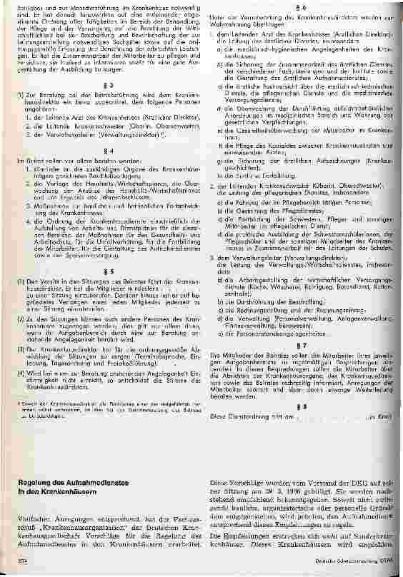 Vorschauseite 4: Empfehlungen der DKG vom 29. März 1966