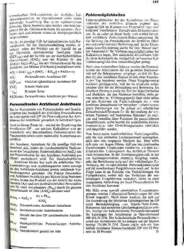 Vorschauseite 4: Das Personalkostensplitting des ärztlichen Dienstes im Rahmen der Pflegesatzkalkulation und der Kostenausgliederung für Fallpauschalen und Sonderentgelte nach der BPflV 1995