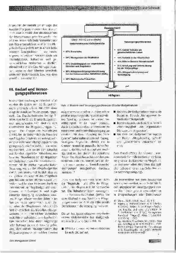 Vorschauseite 3: Vom Assessment zum Hilfeplan Case Management und Pflegebudget