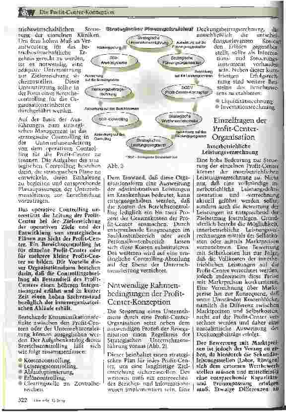 Vorschauseite 5: Die Profit-Center-Konzeption