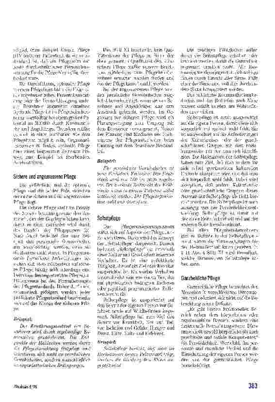 Vorschauseite 5: Chaos oder Ordnung? Das Dilemma der Pflegedefinitionen