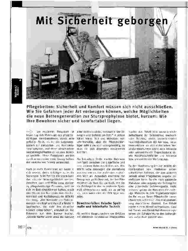 Vorschauseite 1: Mit Sicherheit geborgen