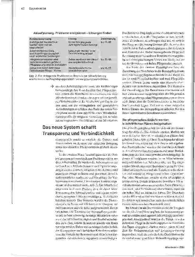 Vorschauseite 3: Bewohnerorientierter PersonaleinsatzTourenplan fürs Heim