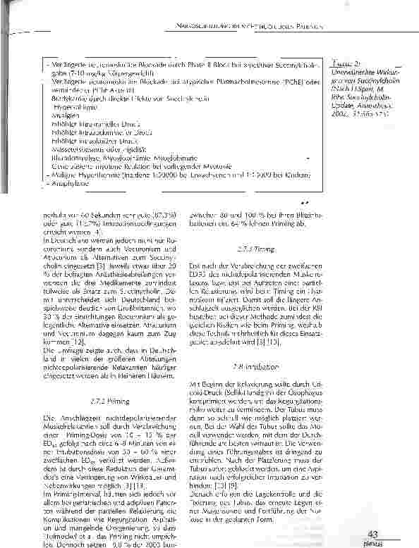 Vorschauseite 4: NARKOSEEINLEITUNG BEI NICHT NÜCHTERNENPATIENTEN MECHANISCHE UND PHARMAKOLOGISCHEINTERVENTIONEN ZUR RISIKOREDUKTION EINERASPIRATION BZW. DEREN FOLGEN