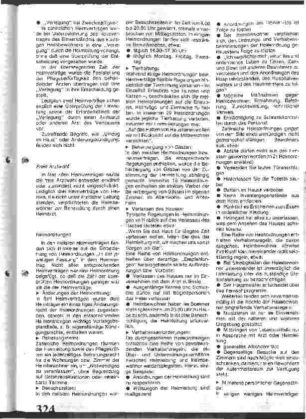 Vorschauseite 5: Anordungen des Heimarztes ist Folge zu leisten/Grundsätze zur Heimvertragsgestaltung u. Wirklichkeit der Heimverträge