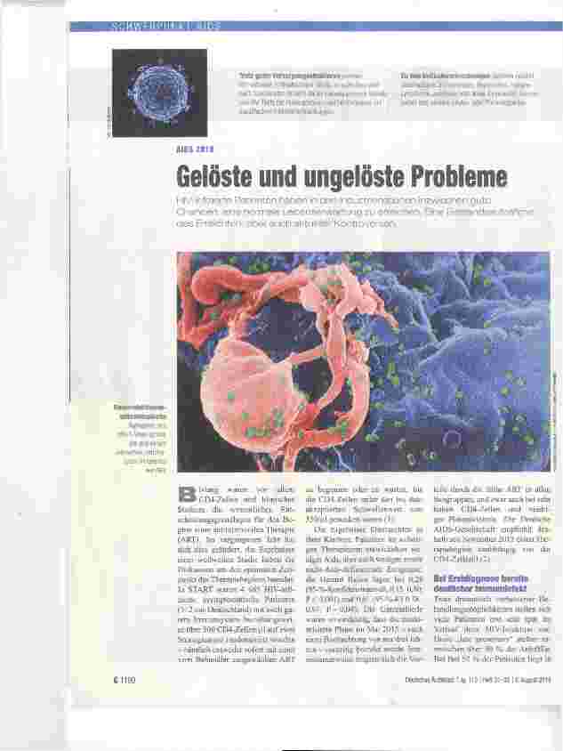 Vorschauseite 1: Gelöste und ungelöste Probleme