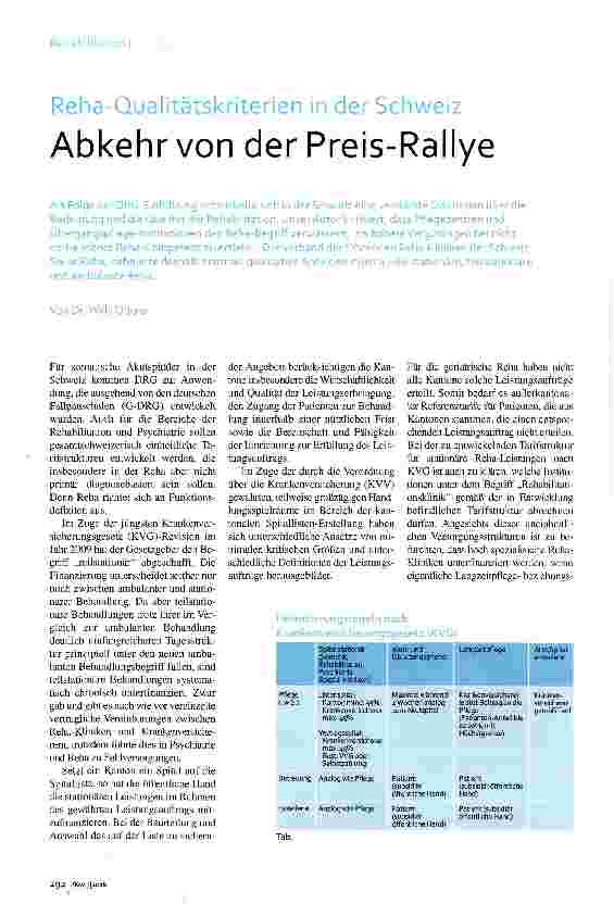 Vorschauseite 1: Abkehr von der Preis-Rallye