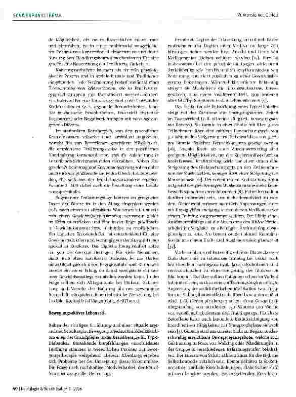 Vorschauseite 6: Eigenverantwortung stärken -Erfahrungen bei Diabetes mellitus Typ 2