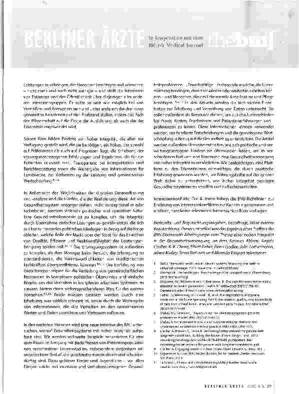 Vorschauseite 2: Erbringung von Gesundheitsleistungen im Geiste der Integrität
