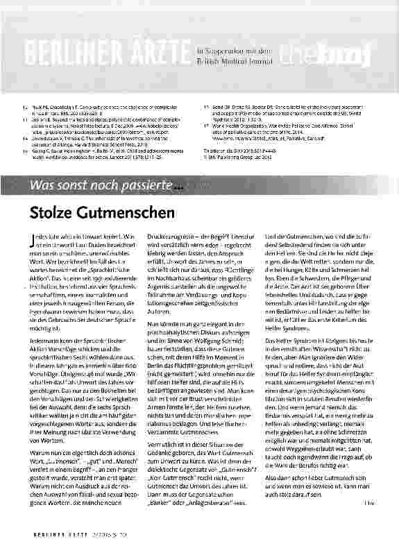 Vorschauseite 3: Erbringung von Gesundheitsleistungen im Geiste der Integrität