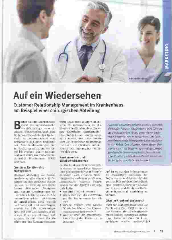 Vorschauseite 1: Auf ein Wiedersehen