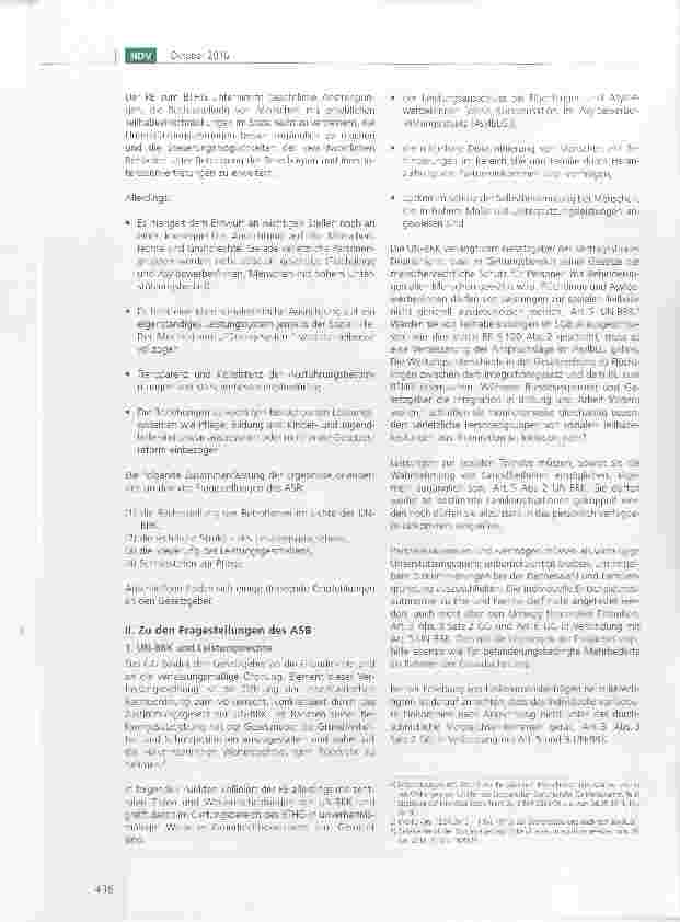 Vorschauseite 2: Neue Eingliederungshilfe? Der Entwurf eines Bundesteilhabegesetzes aus sozialrechtlicher Sicht