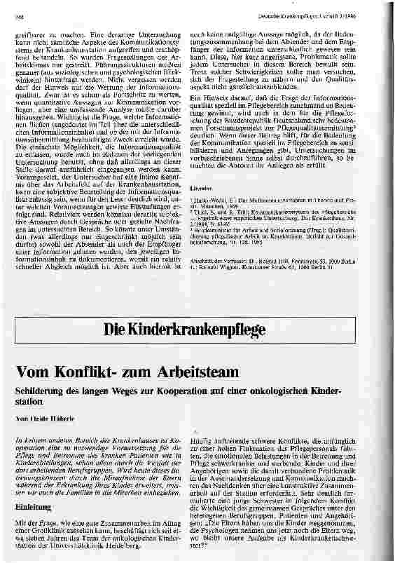 Vorschauseite 6: Kommunikation auf der Krankenhausstation