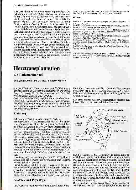 Vorschauseite 1: Herztransplantation Ein Patientenmanual