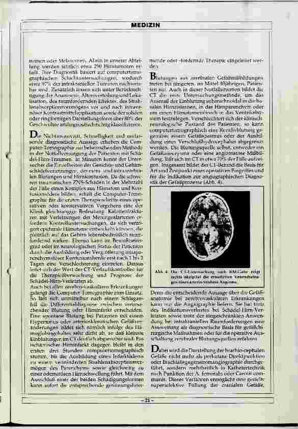 Vorschauseite 3: Aufgaben der Neuroradiologie
