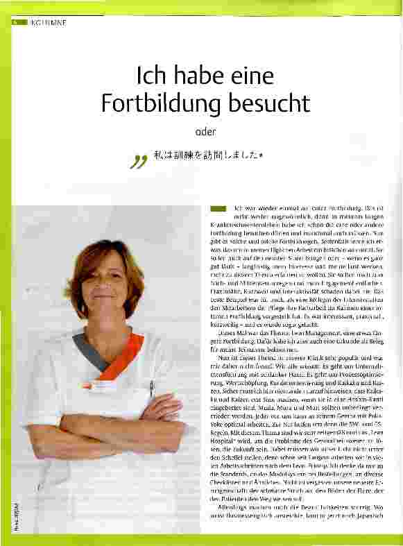 Vorschauseite 1: Ich habe eine Fortbildung besucht
