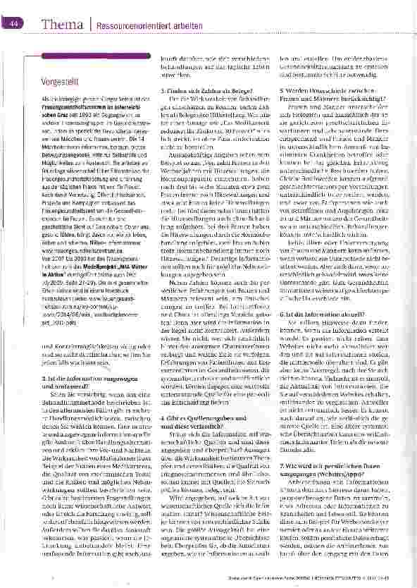 Vorschauseite 3: Expertin in eigener Sache