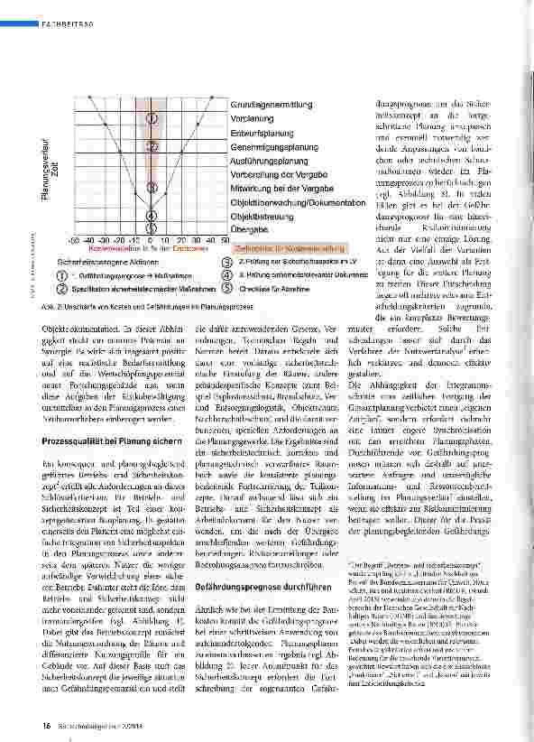 Vorschauseite 3: Gefährdungsprognose zur Risikominimierung bei der Planung von Forschungsgebäuden