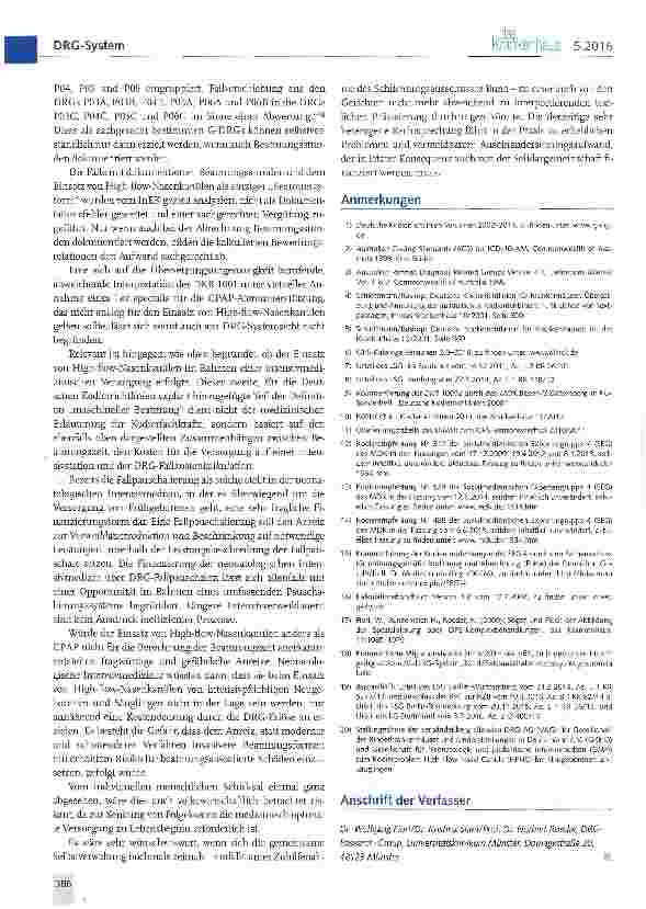 Vorschauseite 6: Beatmungsstunden beim Einsatz von CPAP/HFNC-Systemen bei Neugeborenen und Säuglingen