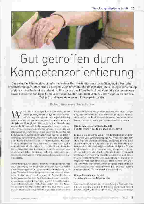 Vorschauseite 1: Gut getroffen durch Kompetenzorientierung