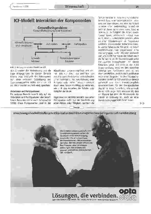 Vorschauseite 3: Das bio-psycho-soziale Modell der ICF in der Manuellen Therapie