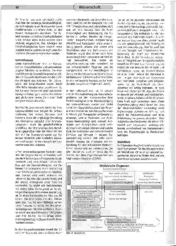 Vorschauseite 4: Das bio-psycho-soziale Modell der ICF in der Manuellen Therapie