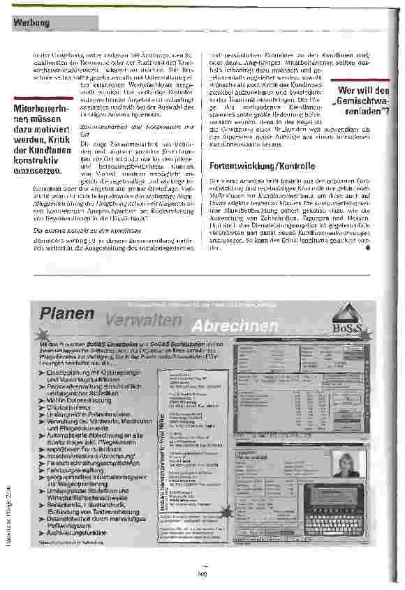 Vorschauseite 4: Positionen im Markt erobern Werbung von KundInnen in der Häuslichen Pflege