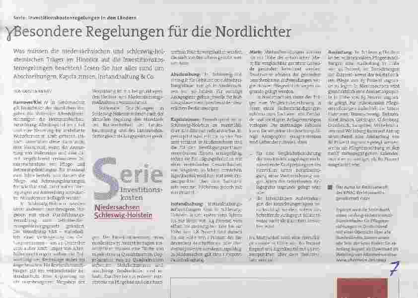 Vorschauseite 1: Besondere Regelungen für die Nordlichter